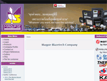 Tablet Screenshot of magpiez.com